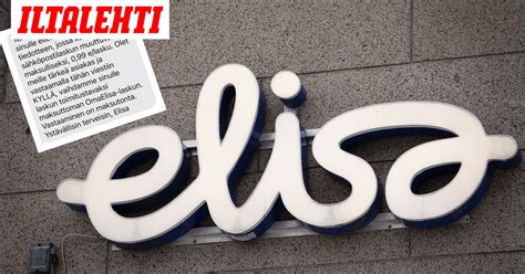 Elisan sähköpostitse lähetetyt laskut ovat jatkossa .